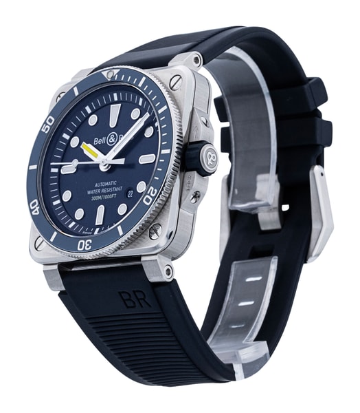 Bell and Ross BR03-92 BR0392-D-BU-ST/SRB